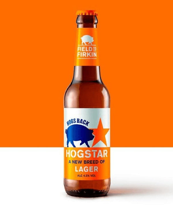 Hogstar Lager Case x12 - Hogstar Lager Case x12 - Hogs Back Brewery