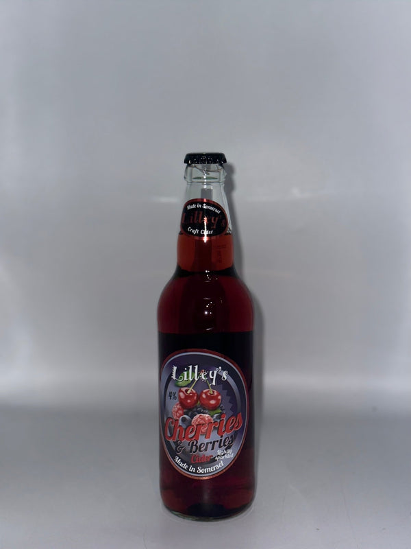 Lilley's Cider Cherries & Berries - Lilley's Cider Cherries & Berries - Hogs Back Brewery