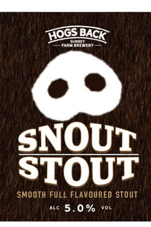 Snout Stout 5% - Fresh Beer - Snout Stout 5% - Fresh Beer - Hogs Back Brewery