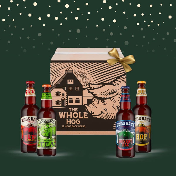 Whole Hog Winter bottled beer selection - The Whole Hog Winter Selection - Hogs Back Brewery