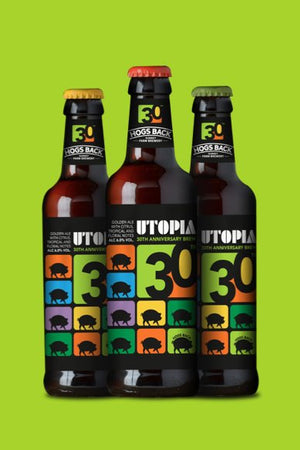 Utopia 30th Anniversary Ale beer bottles