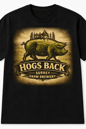 Vintage T-Shirt - Black - Vintage T-Shirt - Black - Hogs Back Brewery