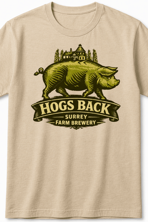 Vintage T-Shirt - Natural - Vintage T-Shirt - Natural - Hogs Back Brewery