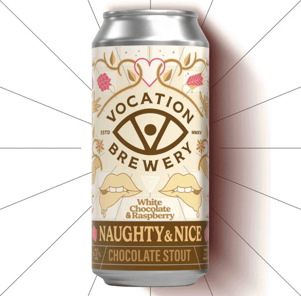 Vocation - Naughty & Nice White Chocolate & Raspberry Stout - Vocation - Naughty & Nice White Chocolate & Raspberry Stout - Hogs Back Brewery